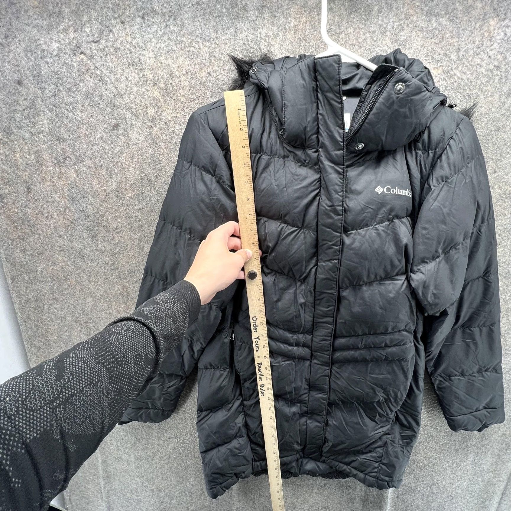 Vintage Columbia Parka Coat Womens XS Black Hooded Puffer Insulated Full Zip Winter Coat Size XS / US 0-2 / IT 36-38 - 6 Thumbnail