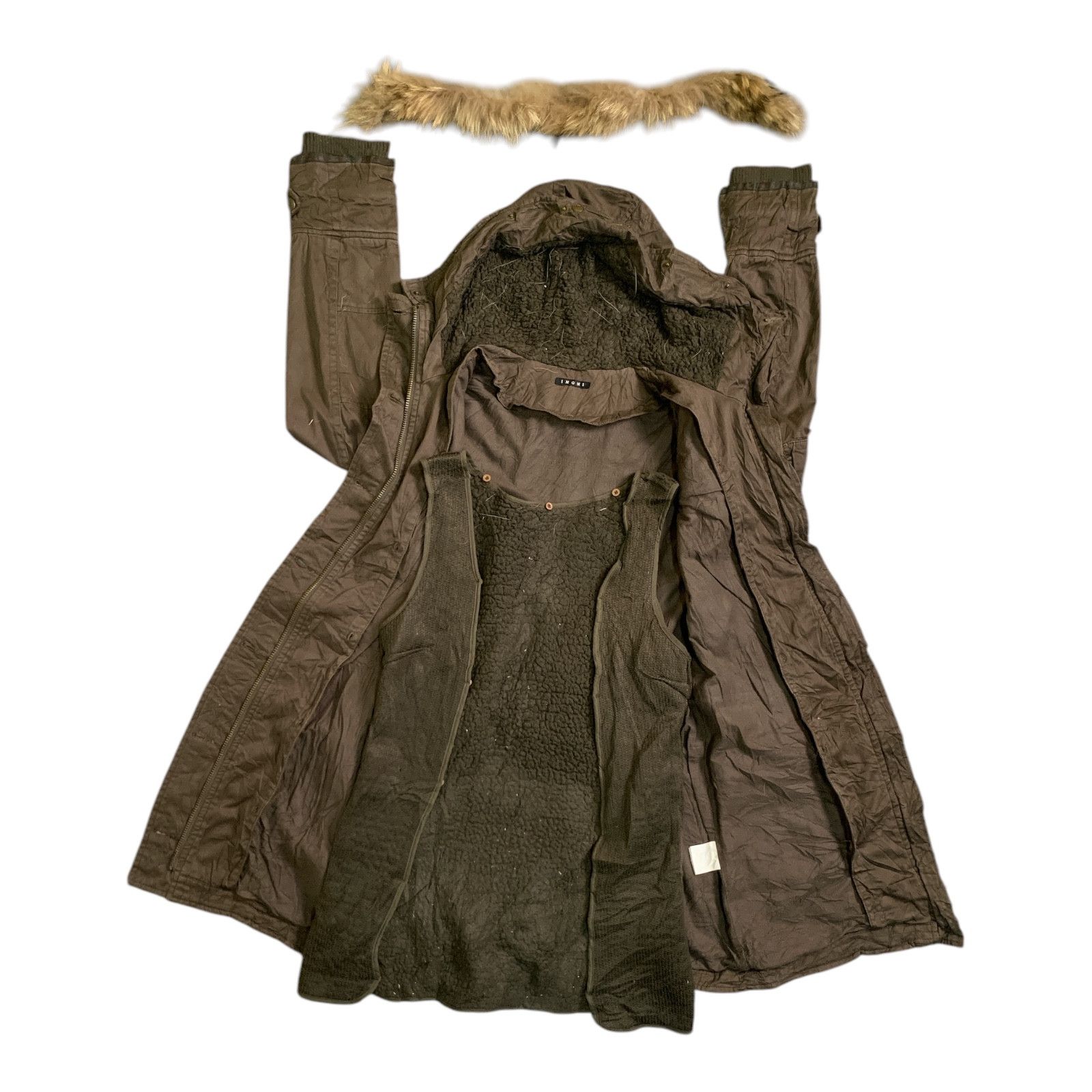 Japanese Brand Rare Design Ingni Military Style Hoodie Parkas Size M / US 6-8 / IT 42-44 - 3 Thumbnail