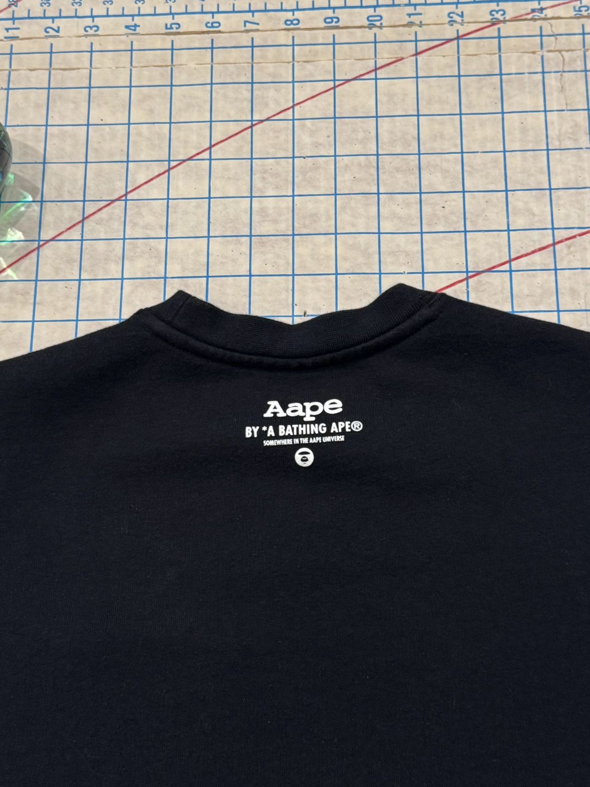 Aape Aape by A Bathing Ape Black Crewneck Sweater Mens Small Size US S / EU 44-46 / 1 - 14 Thumbnail