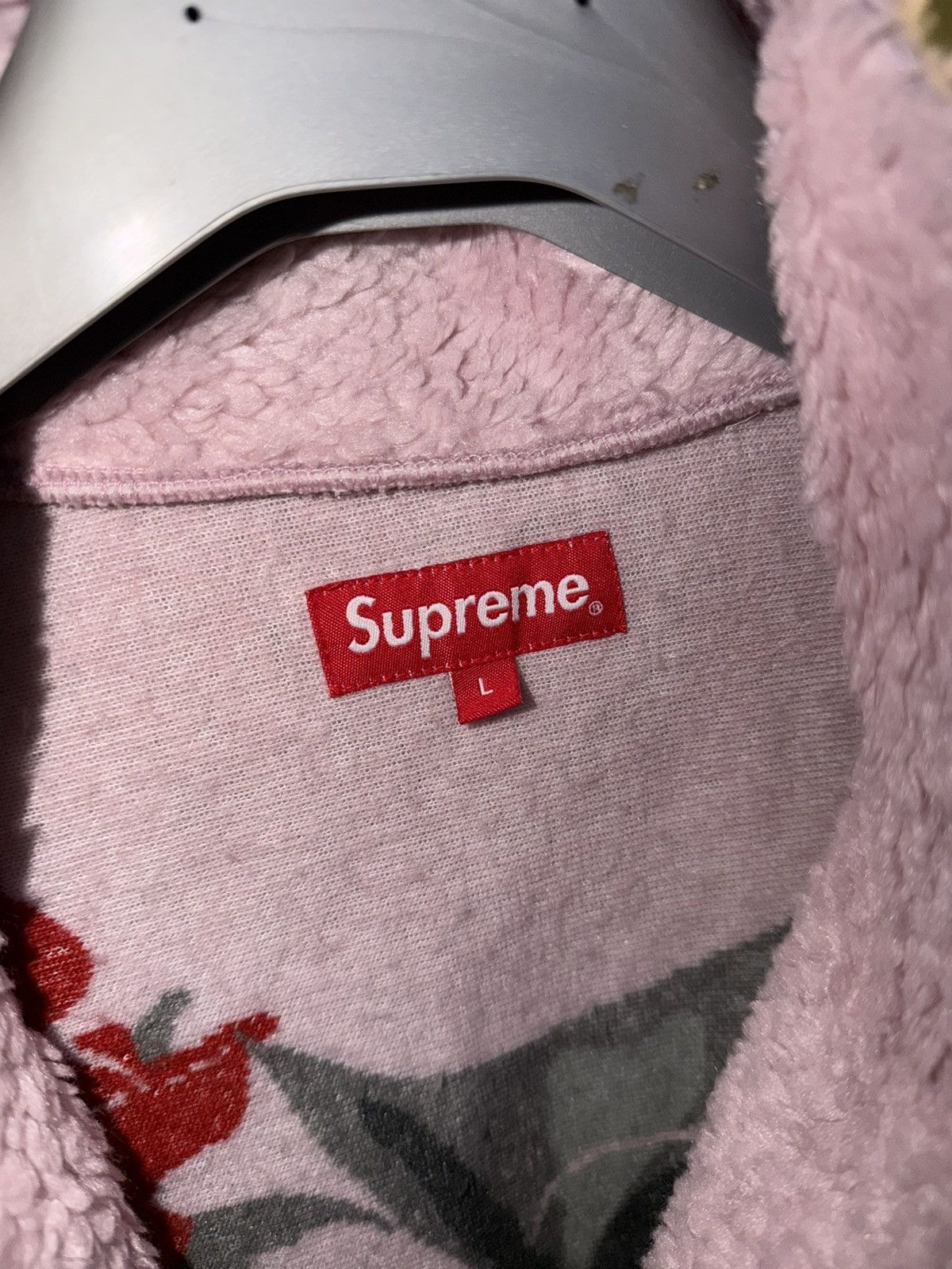 Supreme Rare Supreme Drama Mask Fleece Jacket Mens Pink LS Full Zip Size US L / EU 52-54 / 3 - 10 Thumbnail