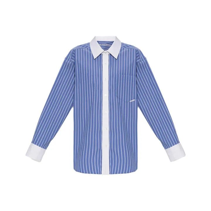 Alexander Wang Long Sleeve Striped Shirt for Women 0079