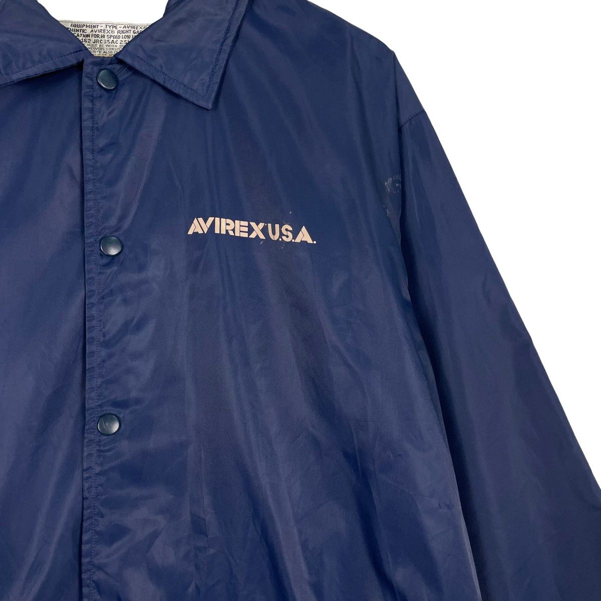 Aviator Nation × Avirex 💥AVIREX RENO AIR FORCE SNAP WINDBREAKER JACKET Size US XL / EU 56 / 4 - 7 Thumbnail