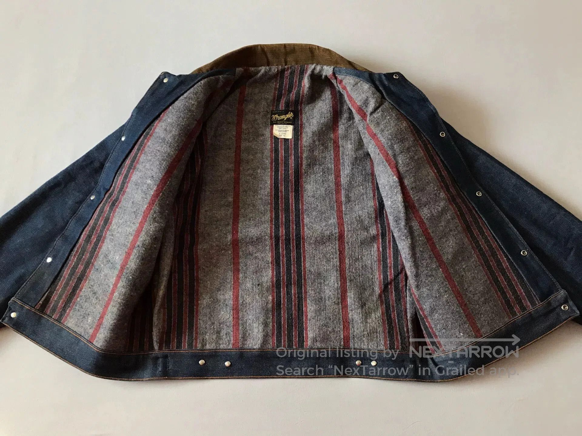 Wrangler 80s Wrangler JL720NV Western Denim Jacket 42. Size US XS / EU 42 / 0 - 3 Thumbnail