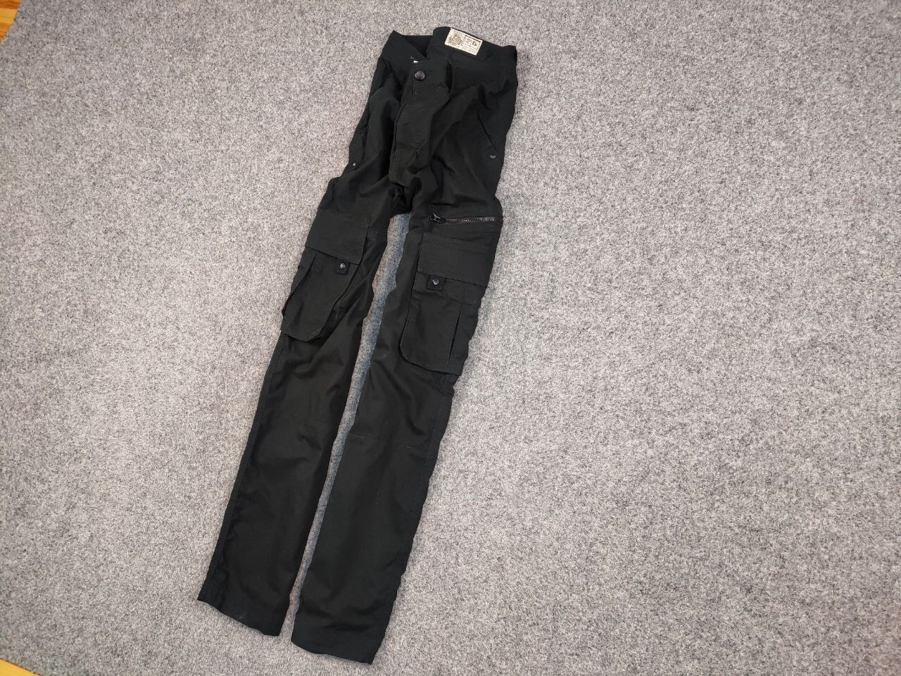 Japanese Brand Vintage Japan style Black Cargo Zip Pants Y2K Size US 34 / EU 50 - 3 Thumbnail