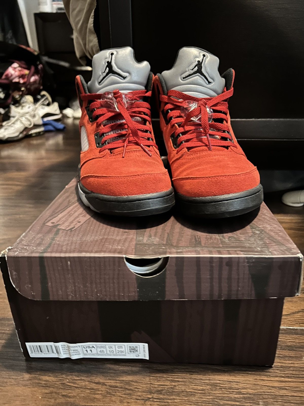 Jordan Brand Air Jordan 5 Retro Raging Bull 2021 Size US 11 / EU 44 - 8 Thumbnail