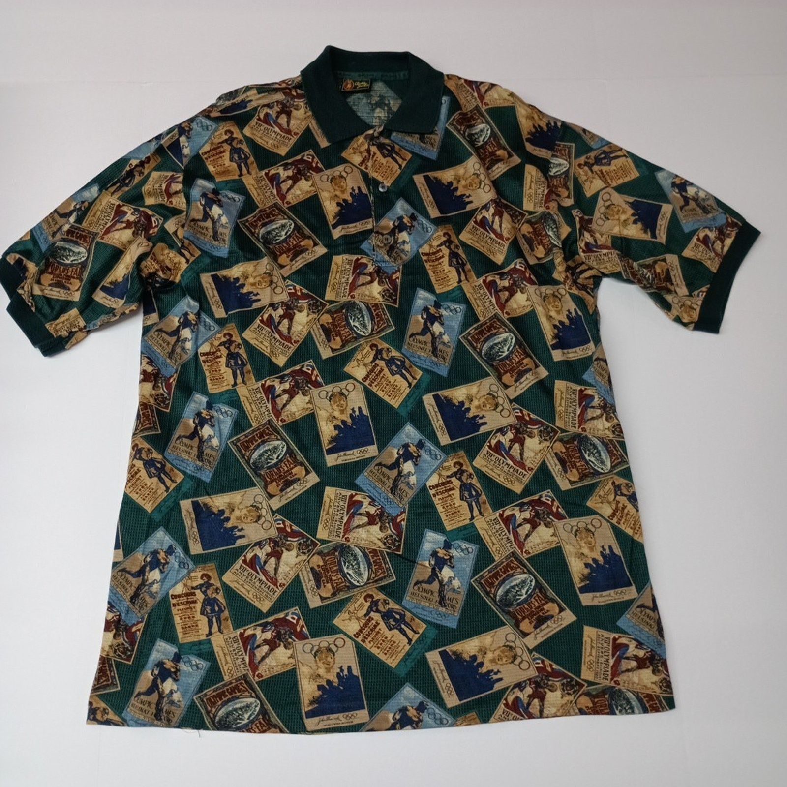 Bobby Jones Bobby Jones Golf Shirt Men's L Vintage Olympics Print ITALY Size US L / EU 52-54 / 3 - 1 Thumbnail