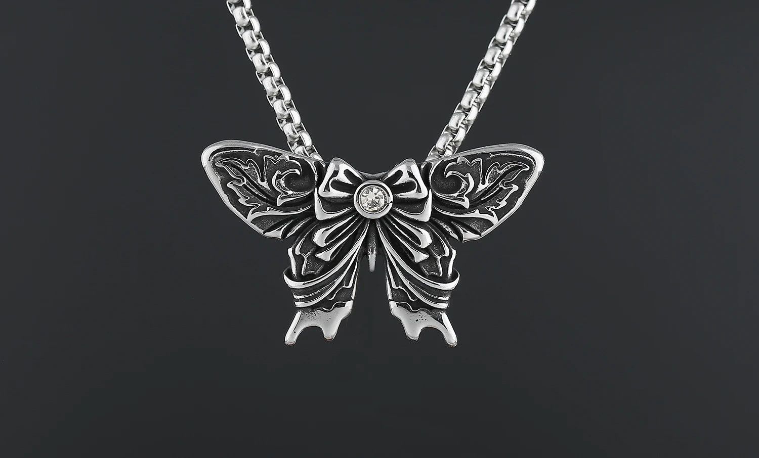 Jewelry Butterfly Pendant Necklace Size ONE SIZE - 1 Thumbnail