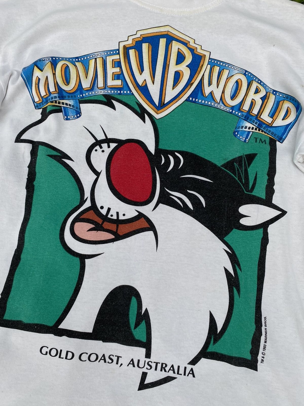 Cartoon Network × Vintage × Warner Bros Vintage 1993 Movie World Gold Coast Australia Tees Size US M / EU 48-50 / 2 - 4 Thumbnail