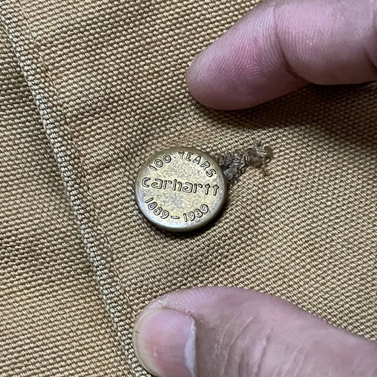 Carhartt Vintage 80's Carhartt 100 Years Blanket Lined Jacket Size US M / EU 48-50 / 2 - 8 Thumbnail