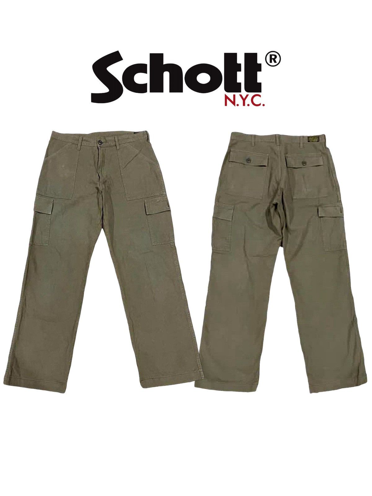 Schott × Vintage Schott Vintage Baker Pants Size US 34 / EU 50 - 1 Thumbnail