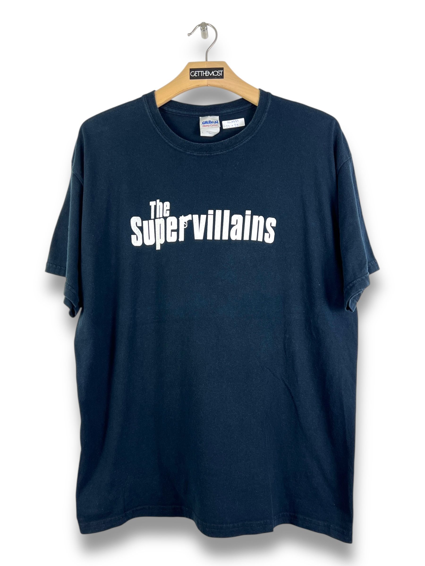 Band Tees No.4985 Vintage The Supervillains Band Graphic Tee (L) Size US L / EU 52-54 / 3 - 1 Thumbnail