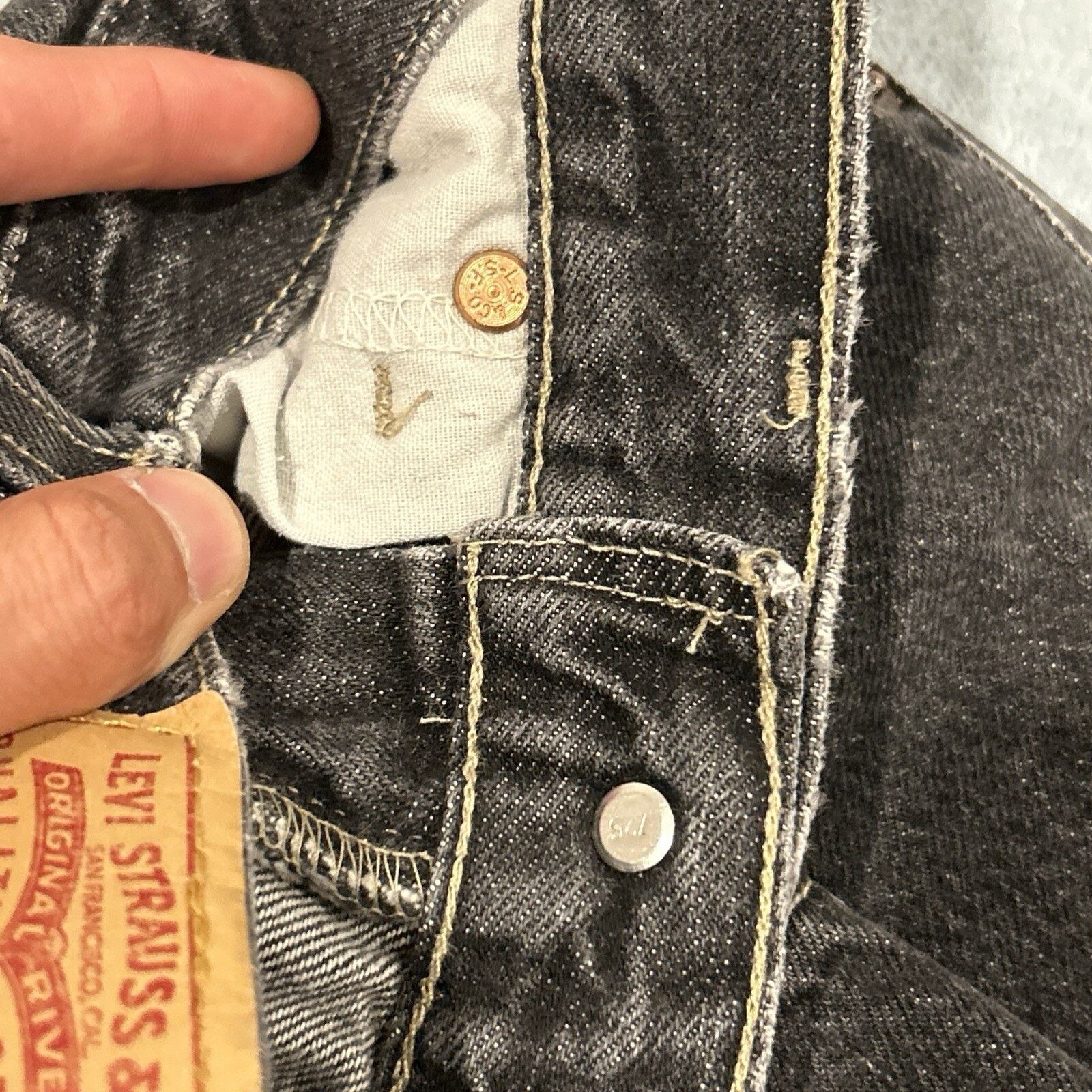 Levi's Levis 569 Baggy Jeans Youth Boys 8 24x22 Baggie Relaxed Size US 26 / EU 42 - 5 Thumbnail