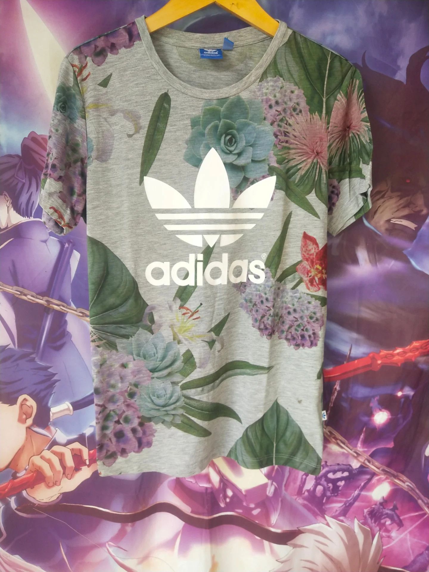 Adidas Adidas Trefoil Flower Art AOP Tees Size US S / EU 44-46 / 1 - 1 Thumbnail