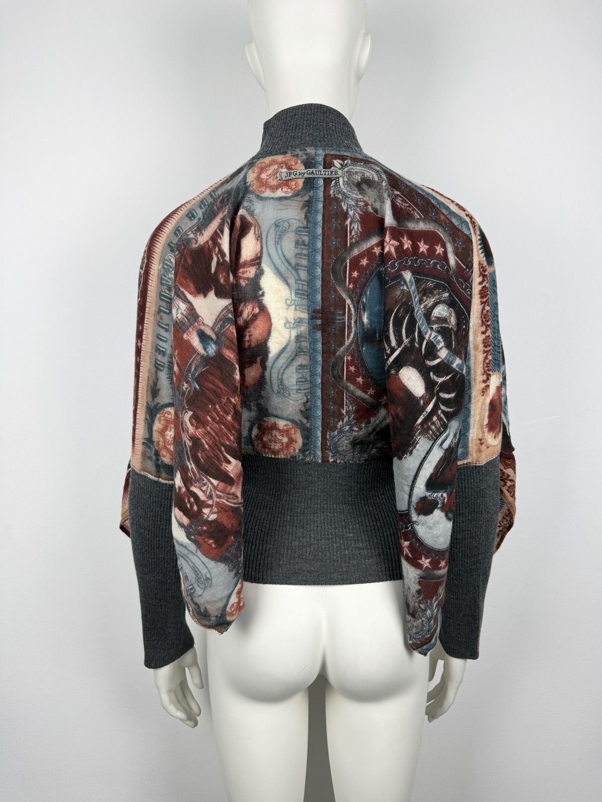Jean Paul Gaultier Jean Paul Gaultier 1998 Native X-Ray Print Poncho Jacket Size S / US 4 / IT 40 - 11 Thumbnail