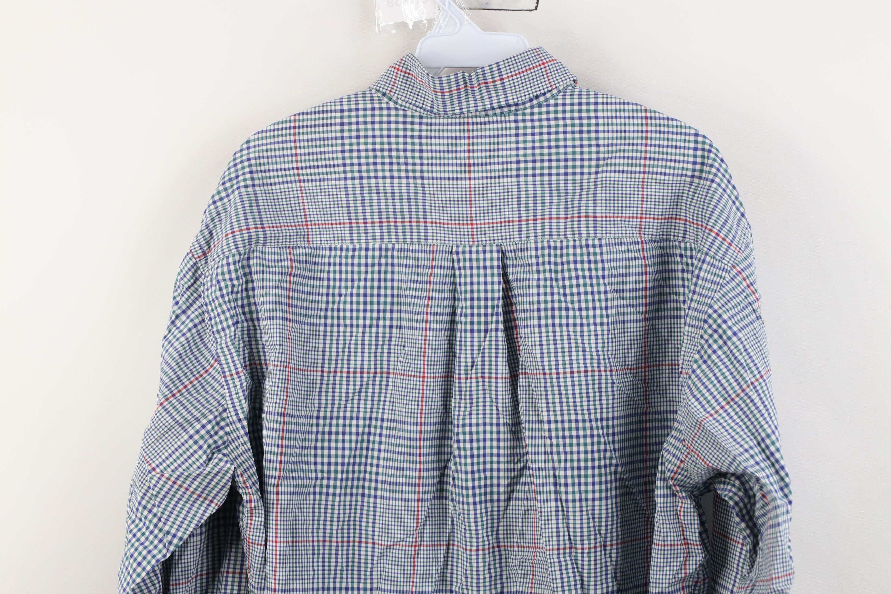 L.L. Bean Vintage 80s 90s LL Bean Button Down Shirt Plaid Cotton Size US L / EU 52-54 / 3 - 11 Thumbnail