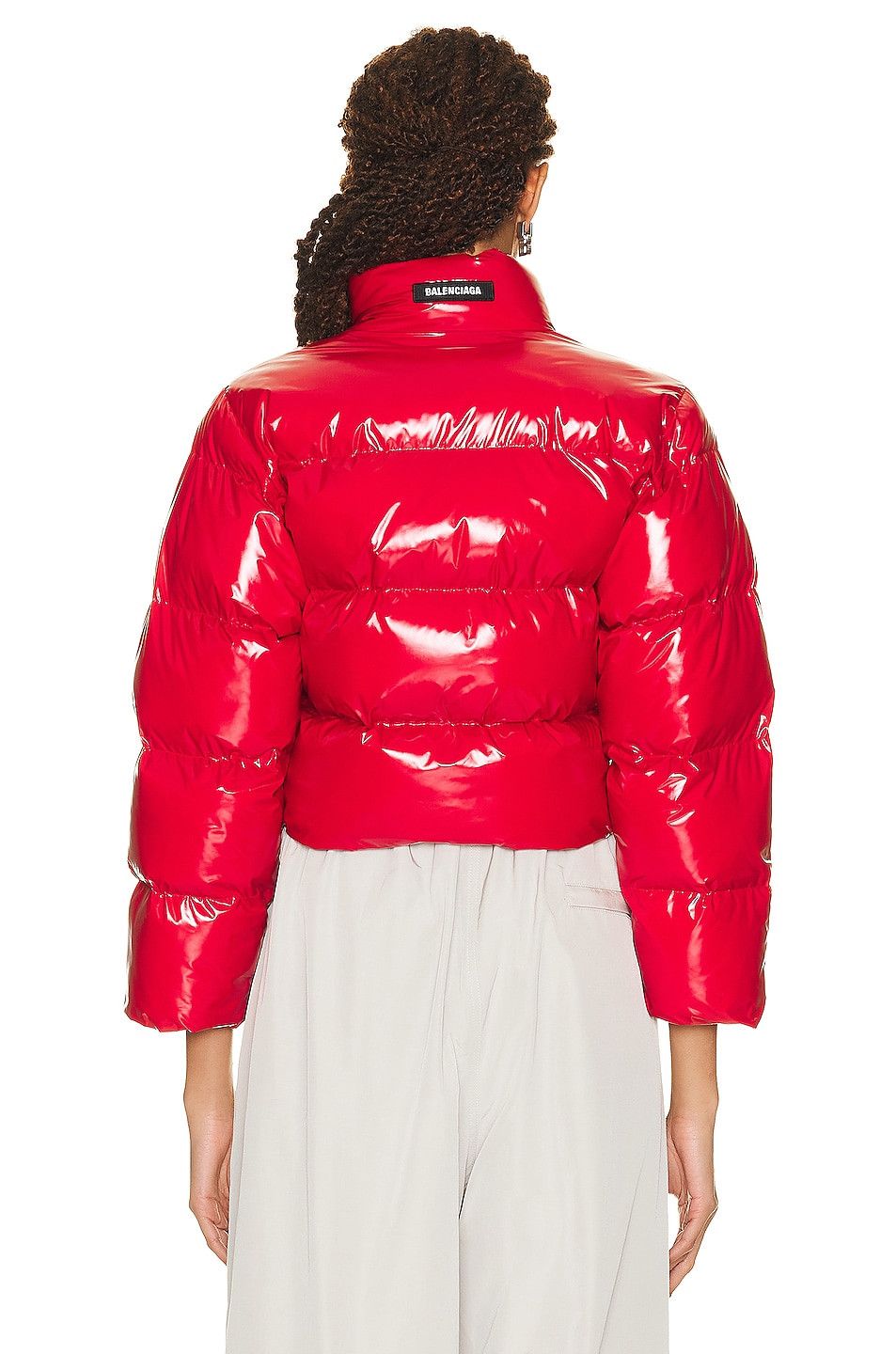 Balenciaga o1y0625 Shell Jacket in Red Size S / US 4 / IT 40 - 3 Thumbnail