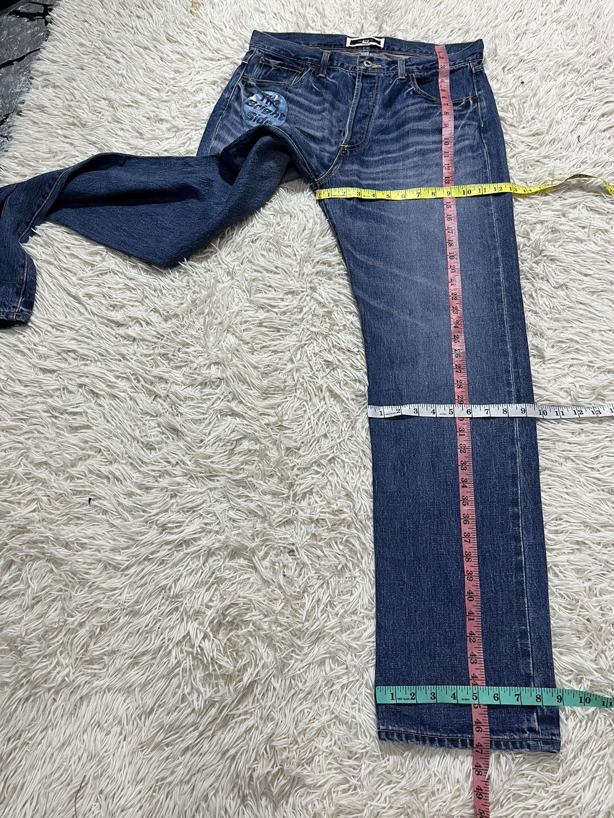 Designer × Japanese Brand COMMUNITY.CO JAPANESE BRAND SELVEDGE JEANS Size US 35 - 12 Thumbnail