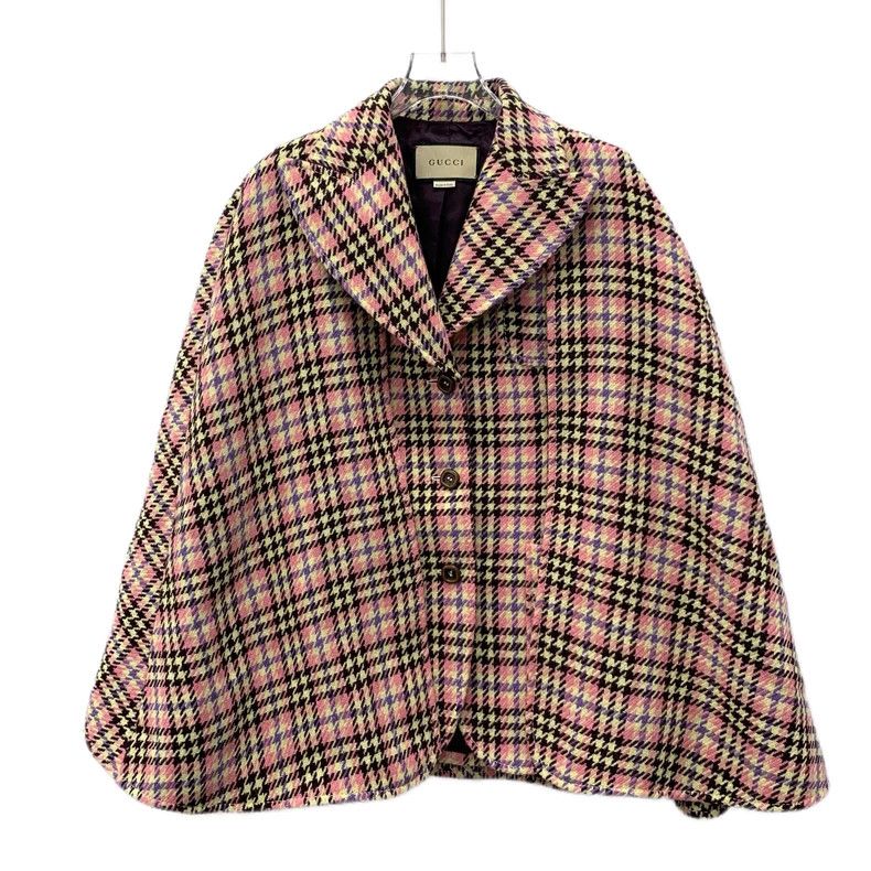 Gucci Gucci Brown striped horsehair lapel single-breasted cloak s Size XS / US 0-2 / IT 36-38 - 1 Thumbnail