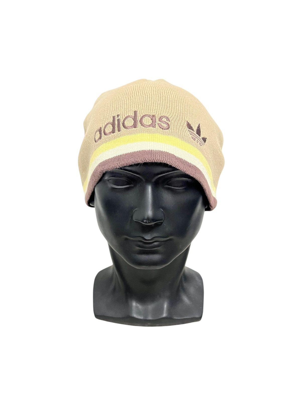 Adidas Vintage Adidas Big Logo Beanie Hat Size ONE SIZE - 1 Thumbnail