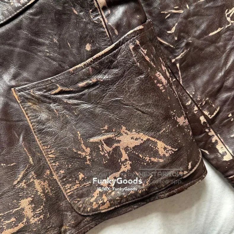 Kapital Kapital × Lewis Leathers Leather Jacket. Size US L / EU 52-54 / 3 - 3 Thumbnail
