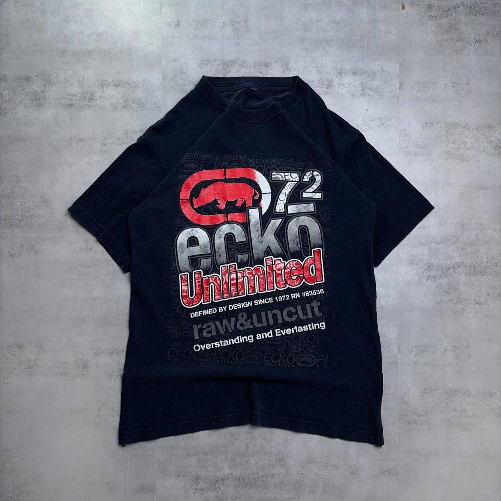 Ecko Unltd. Y2K Navy Ecko Unltd Grunge Skater T-Shirt Size US XS / EU 42 / 0 - 1 Thumbnail