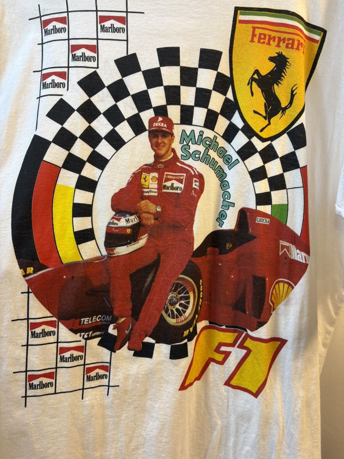 Ferrari Vintage F1 Ferrari T-Shirt Size US XL / EU 56 / 4 - 7 Thumbnail