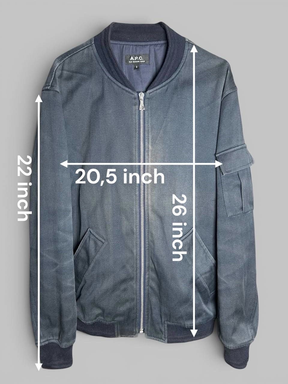 A.P.C. A.P.C. Military-Style Bomber Jacket Size US S / EU 44-46 / 1 - 2 Thumbnail