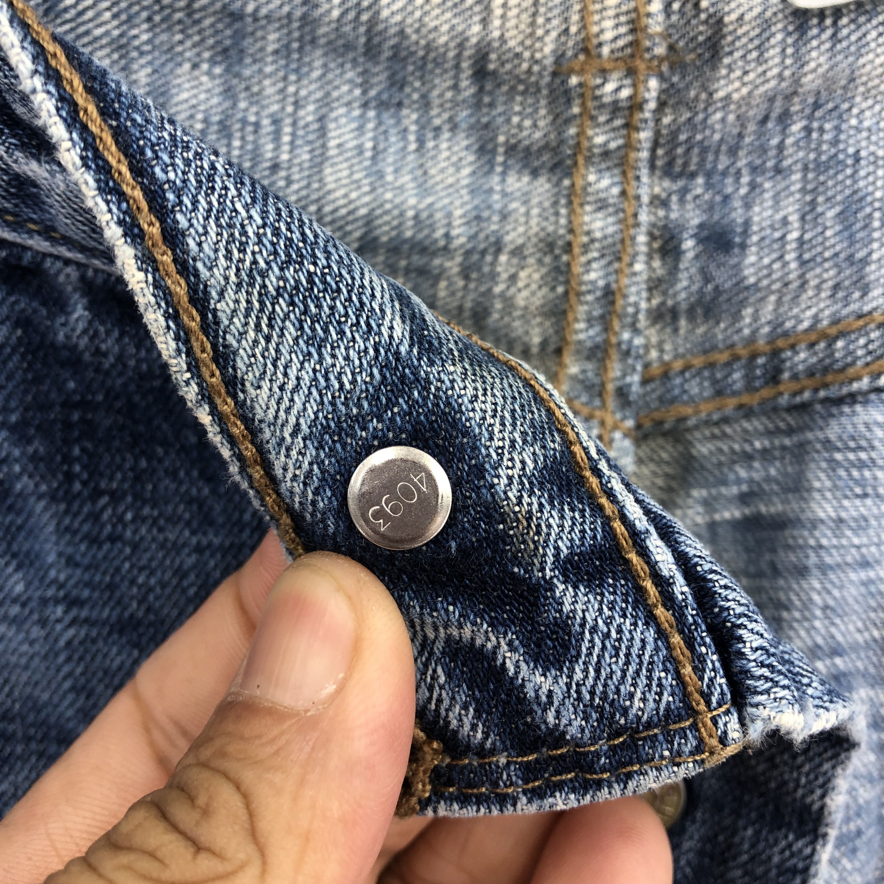 Levi's Vintage Y2K Levis 501 Jeans Levi's Light Wash Faded Denim Size US 34 / EU 50 - 7 Thumbnail