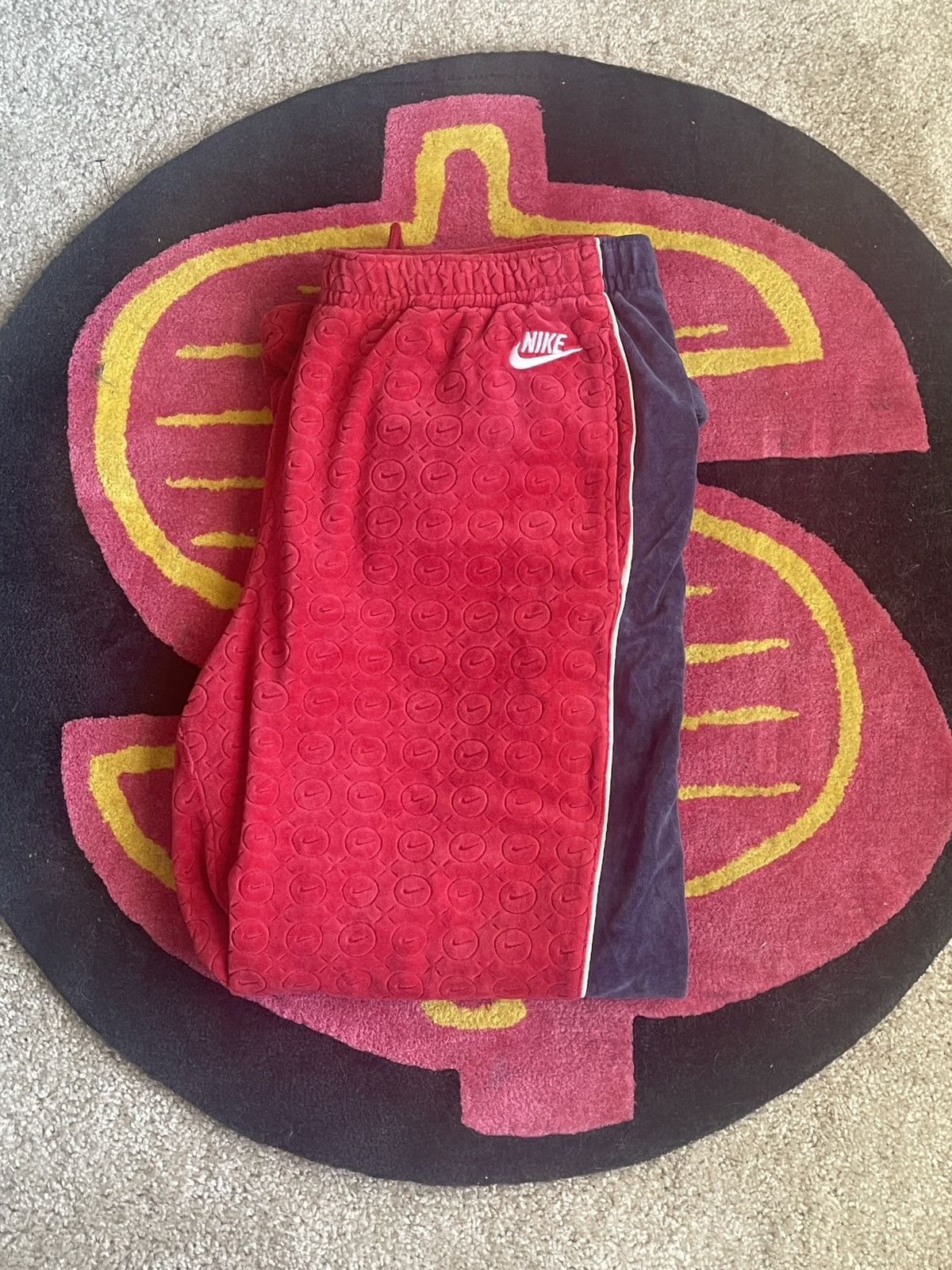 Supreme velour track pants on sale