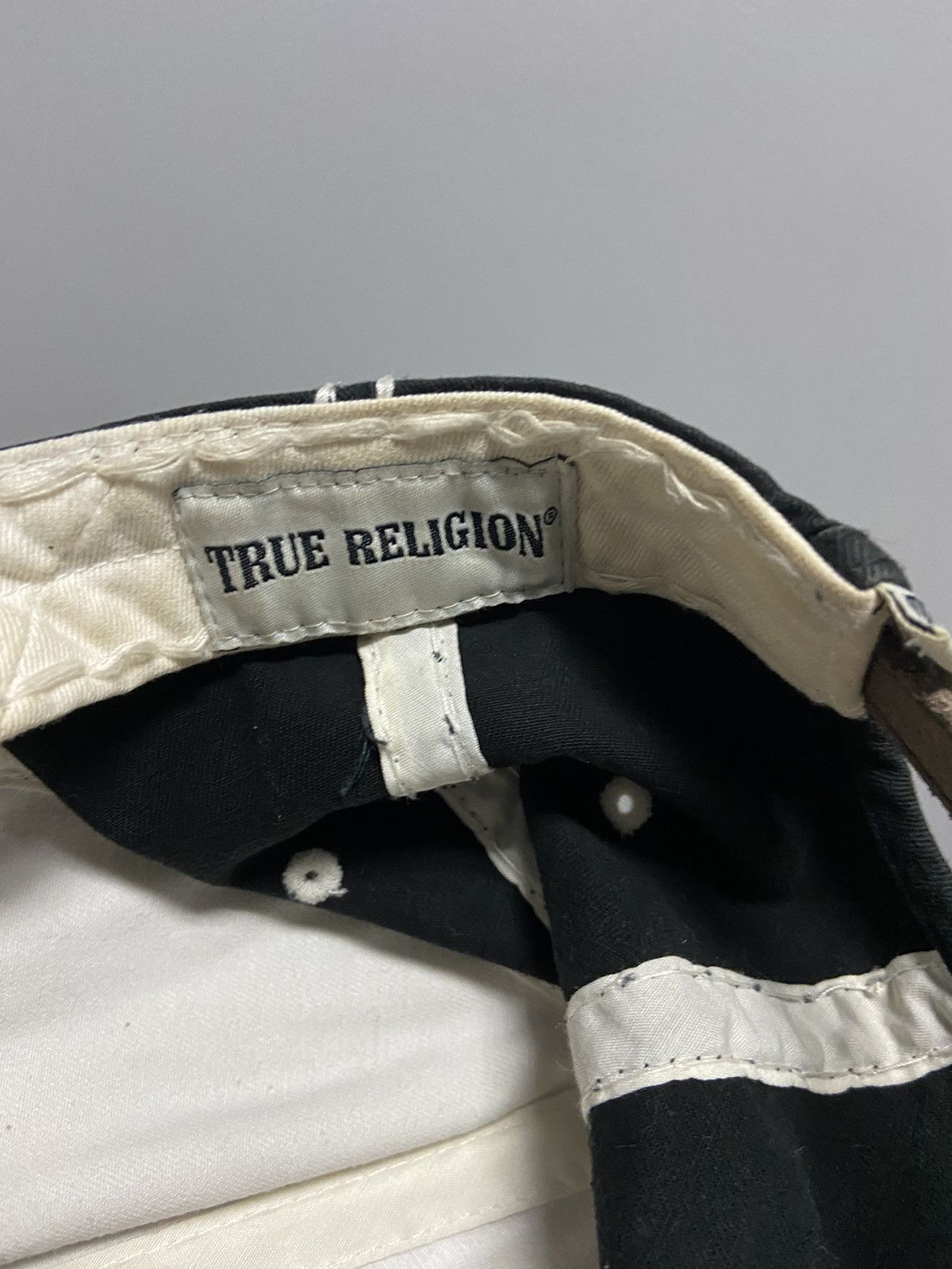 True Religion × Vintage True Religion Cap Vintage Big Logo Skate Sk8 Y2K Size ONE SIZE - 8 Thumbnail