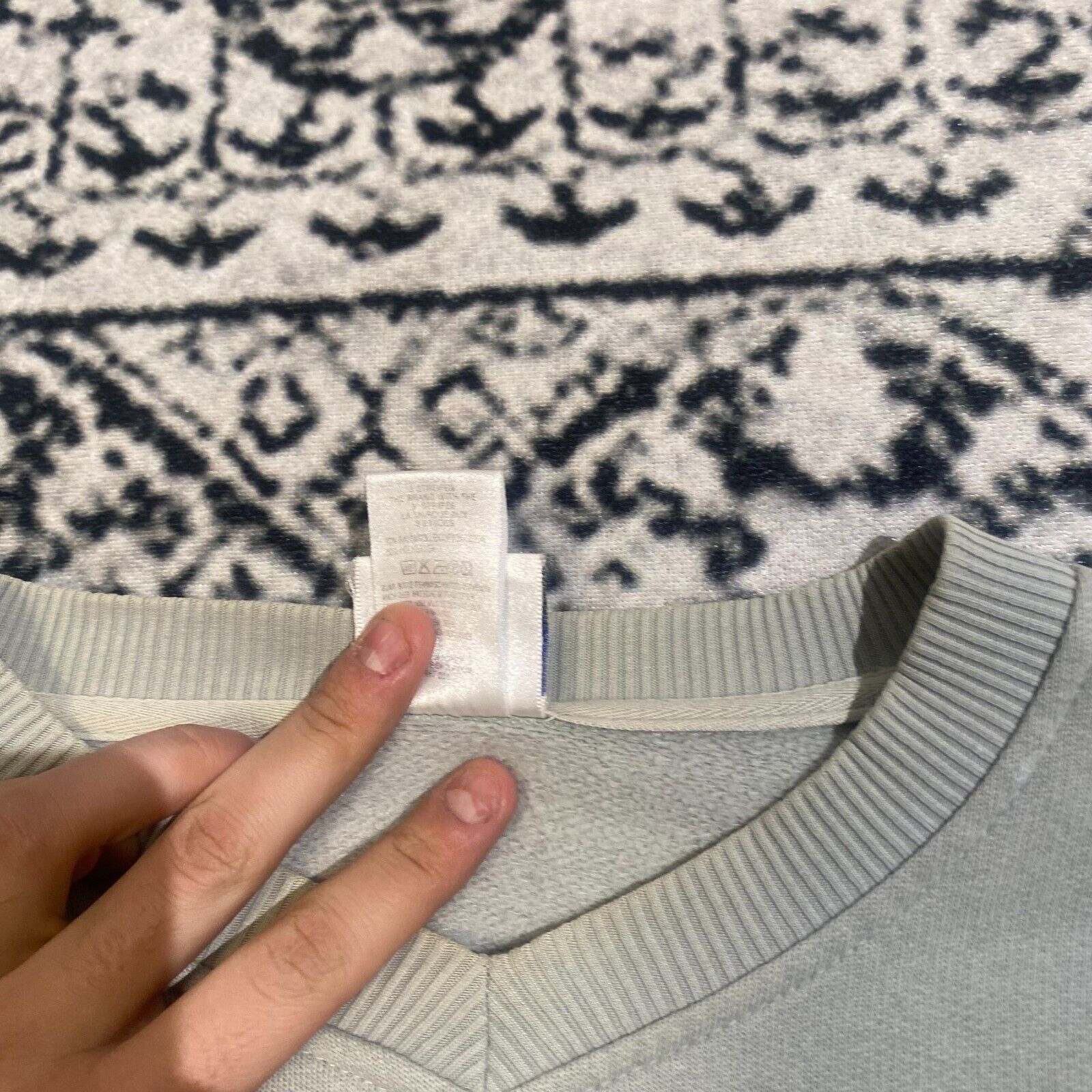 Adidas × Vintage Vintage Adidas Unisex Mint Green Cotton Crewneck Size L Size US L / EU 52-54 / 3 - 8 Thumbnail