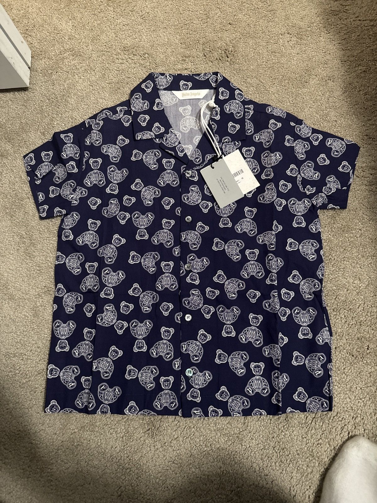 Palm Angels 10 T (kids) Palm Angels button up shirt NWT Size US XXS / EU 40 - 3 Thumbnail