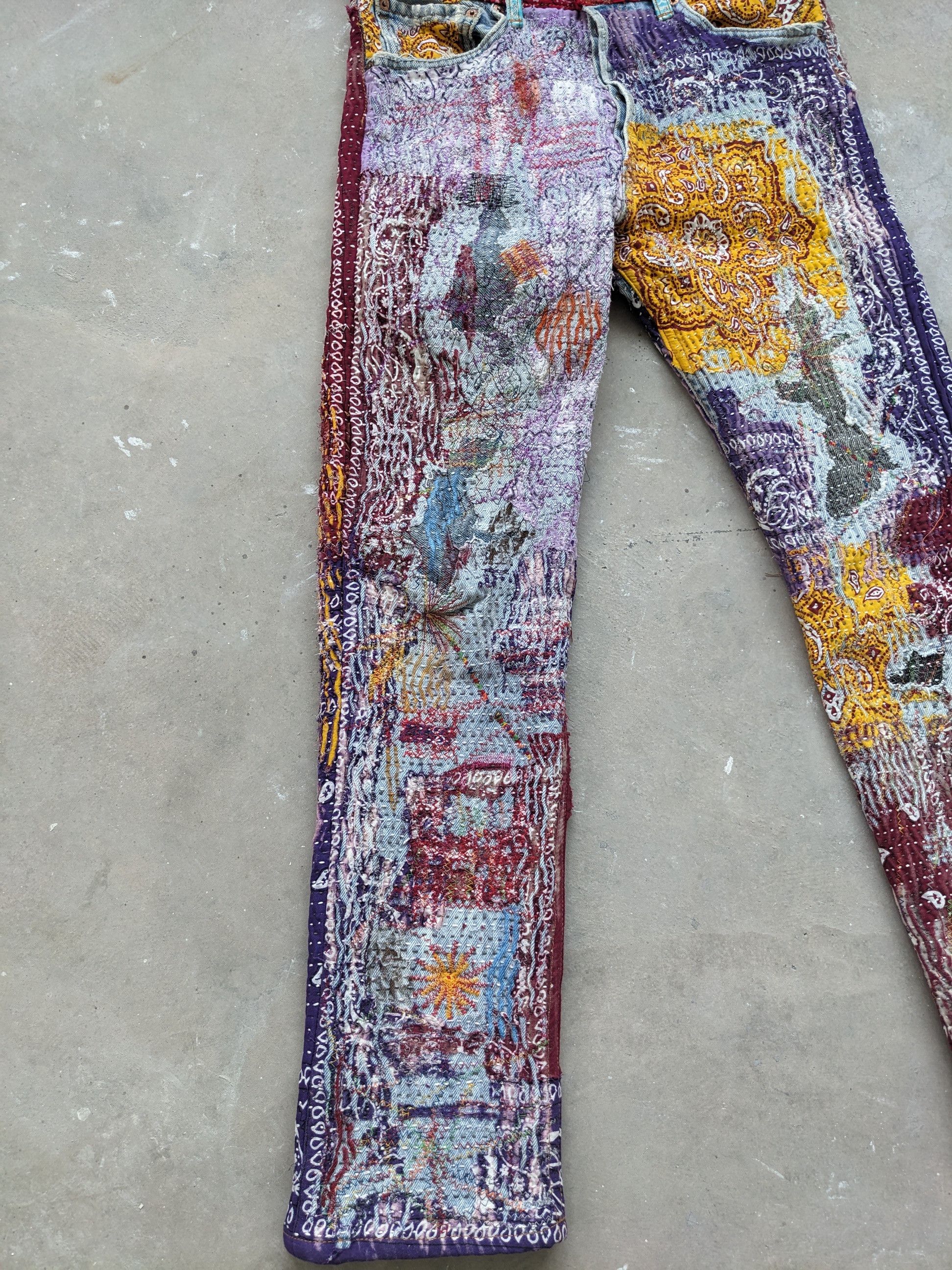 Japanese Brand × Levi's × Vintage OPEN ORDER 🔥 Inspired Proleta Re Art Uroboros Levis Denim Size US 30 / EU 46 - 13 Thumbnail