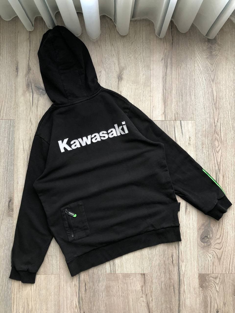 Japanese Brand MOTO Racing Vintage Kawasaki Motorcycle Racing Hoodie Grailed