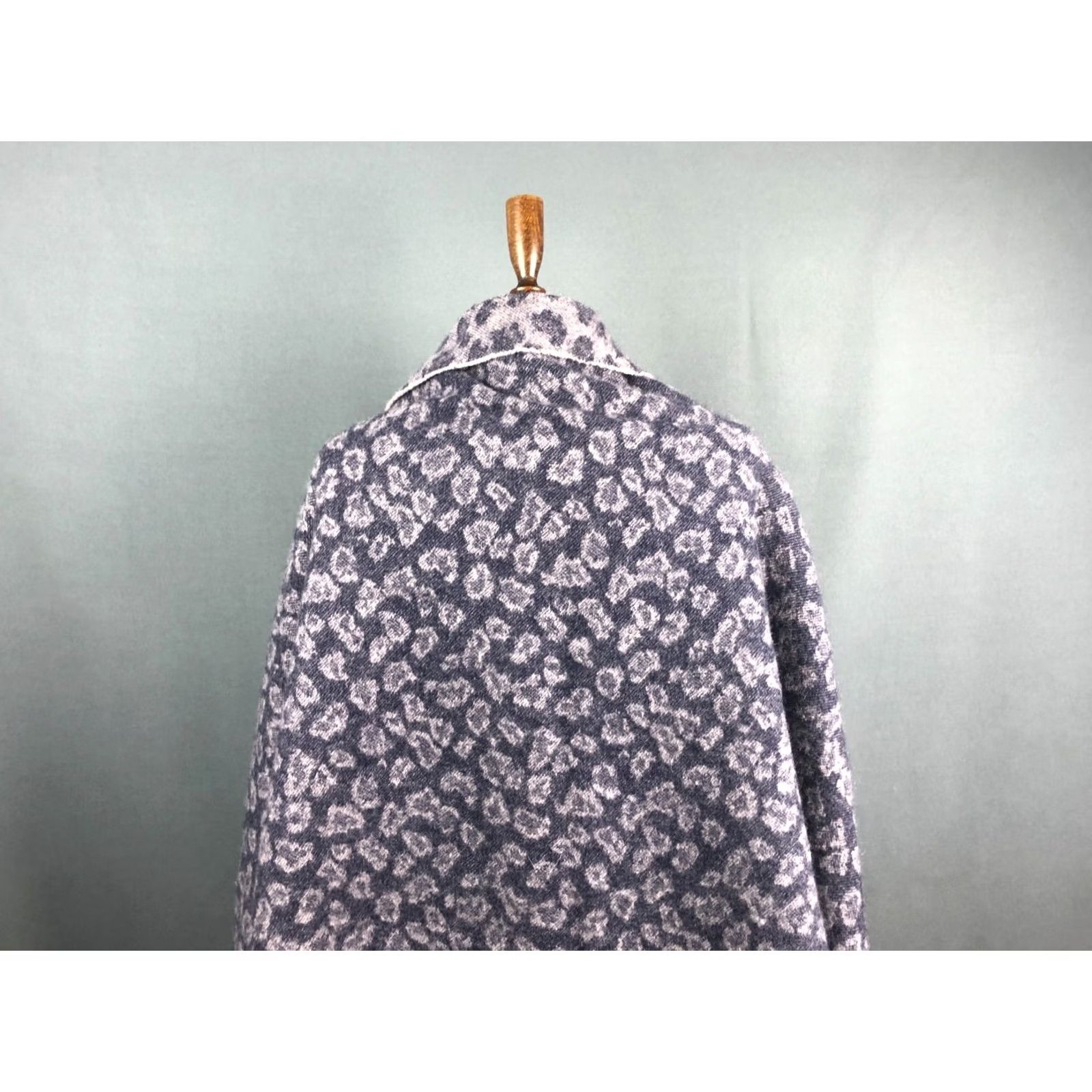 Acne Studios Acne Studios Tippet Wool Women Purple Scarf Geometric Fringe Rectangle Wool 178cm 71cm Size ONE SIZE - 5 Thumbnail
