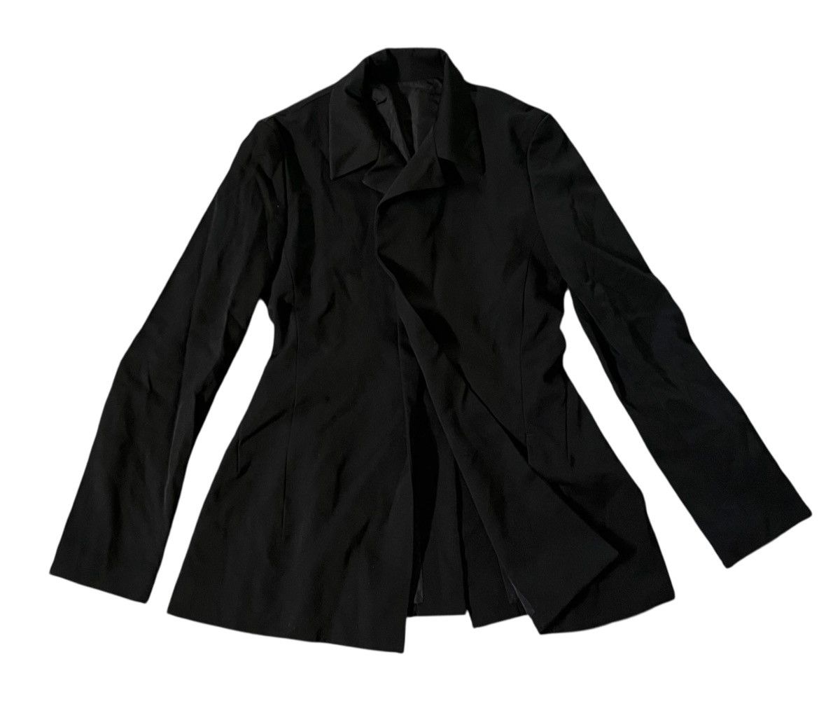 Yohji Yamamoto TAX FREE 🇺🇸 yohji yamamoto + noir avant garde black blazer Size US S / EU 44-46 / 1 - 2 Thumbnail