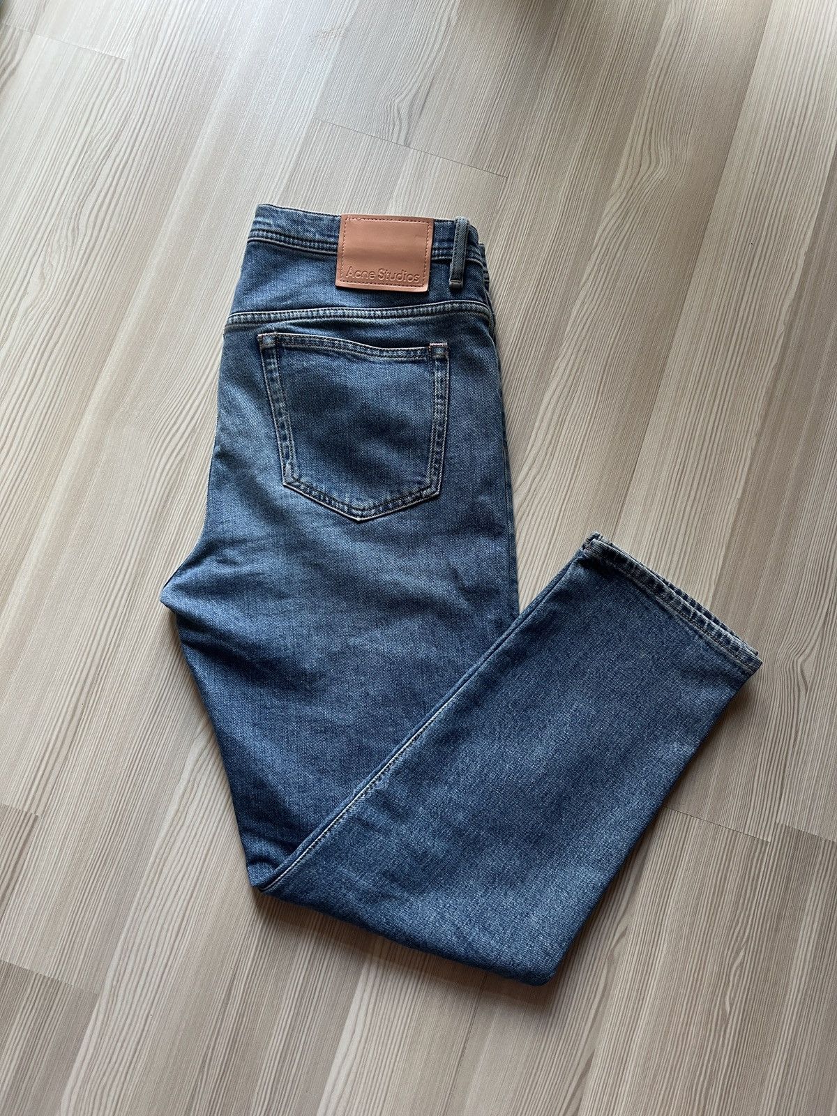 Acne Studios Acne Studios Washed Denim Regular Jeans Size US 33 - 6 Thumbnail