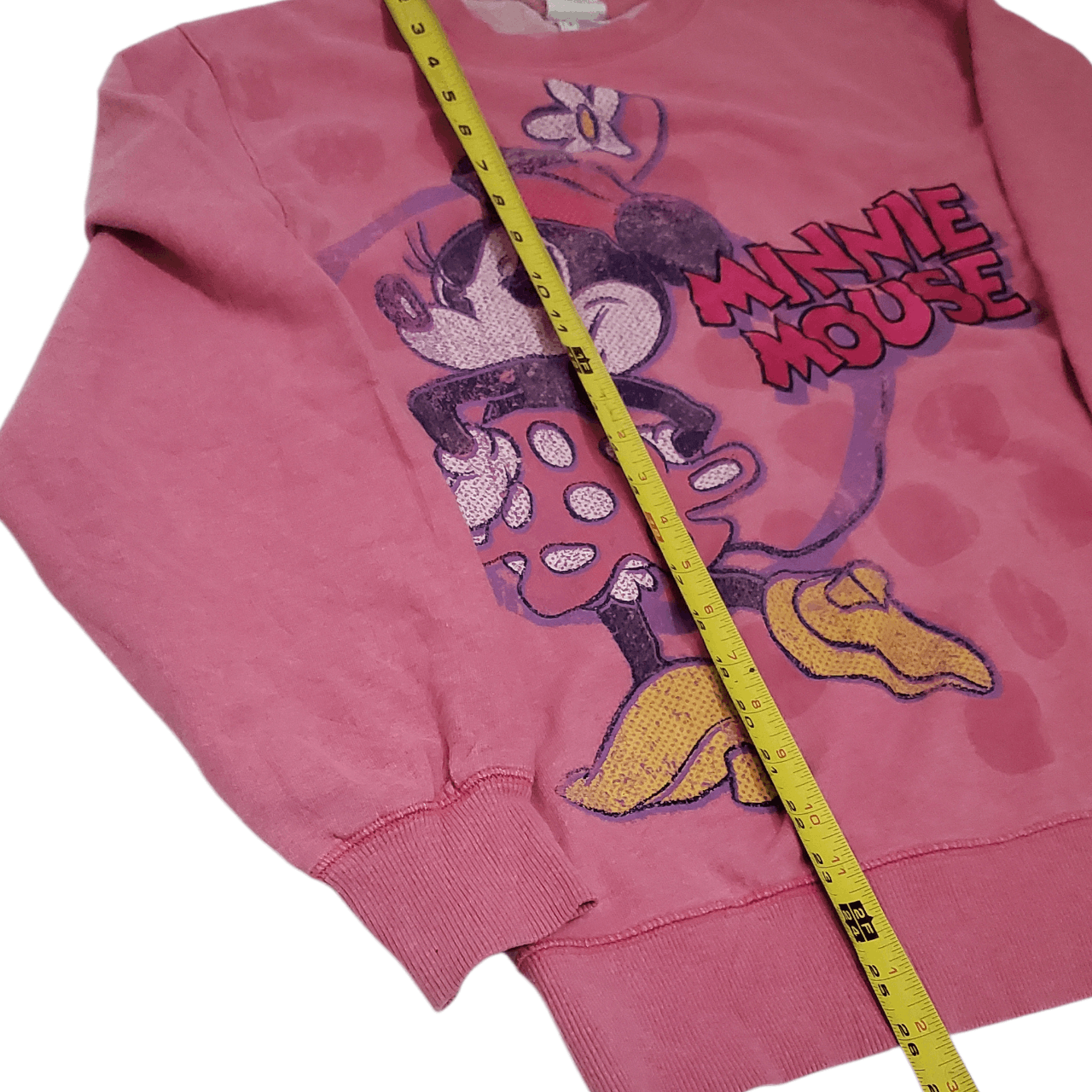 Disney Y2K Minnie Mouse Embroidered Sweatshirt Size L / US 10 / IT 46 - 6 Thumbnail