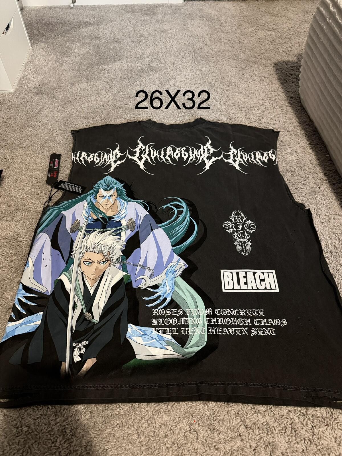 Civil Regime Civil Regime x Bleach Toshiro Hitsugaya Muscle Tee 2XL NWT Size US XXL / EU 58 / 5 - 4 Thumbnail