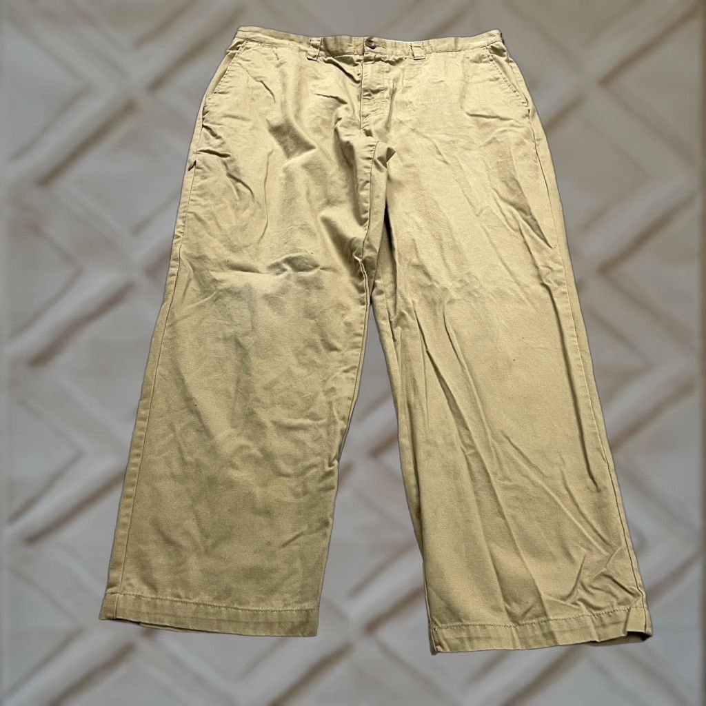 Vintage Columbia Pants 38 Brown Chino Cotton Flat Front Straight Leg Casual Mens Size US 38 / EU 54 - 1 Thumbnail