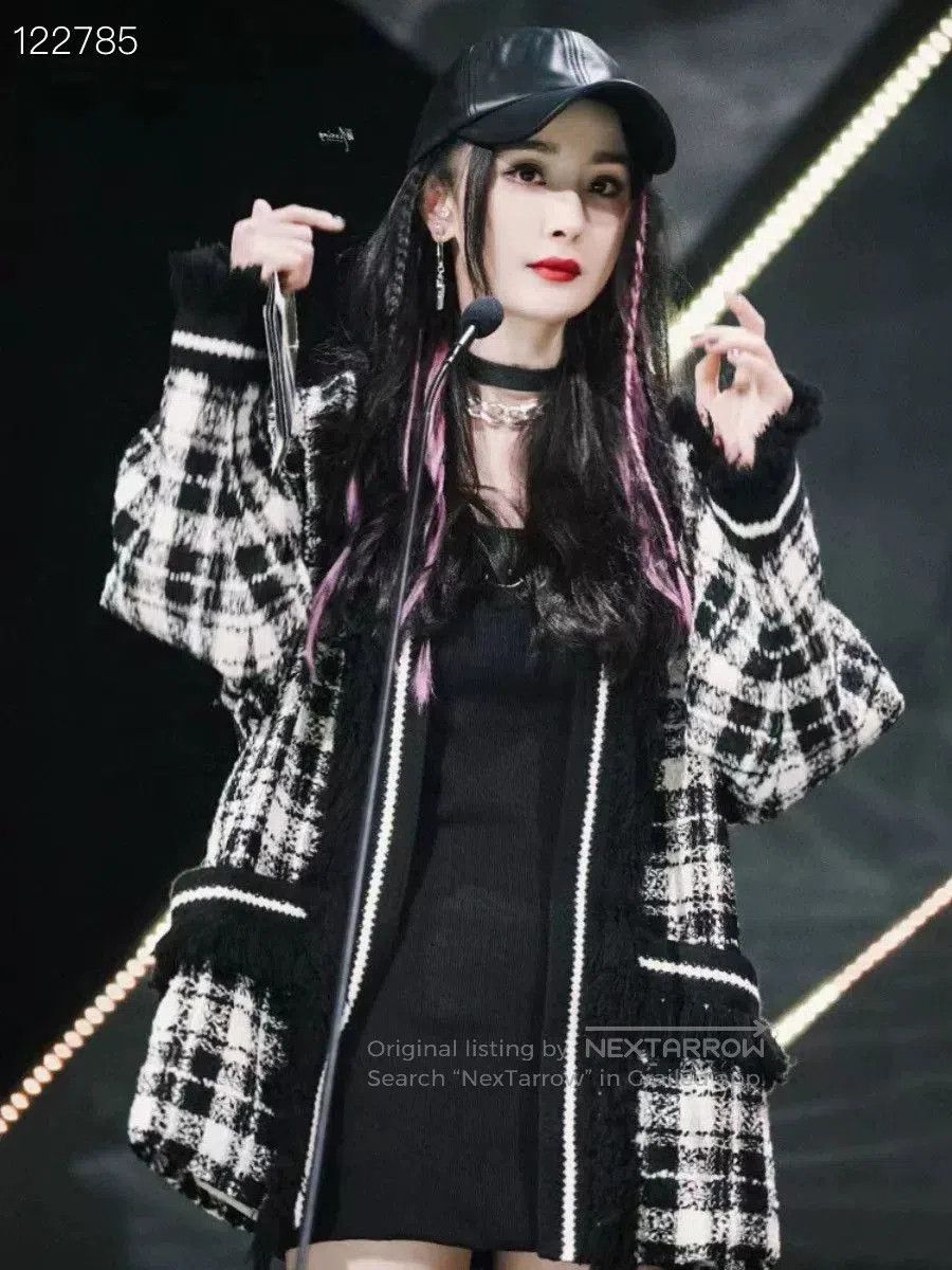 Gucci Gucci Black White Plaid Tweed Jacket. Size M / US 6-8 / IT 42-44 - 7 Thumbnail