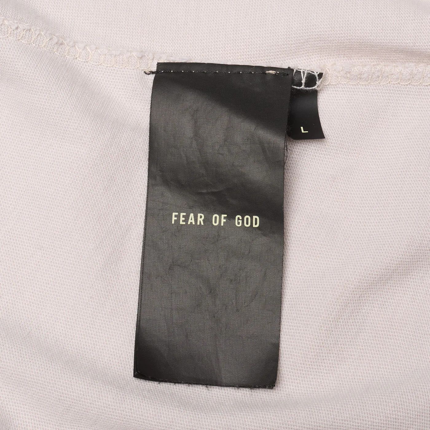 Fear of God FEAR OF GOD Seventh Collection Beige Cotton T-Shirt Size US L / EU 52-54 / 3 - 5 Thumbnail
