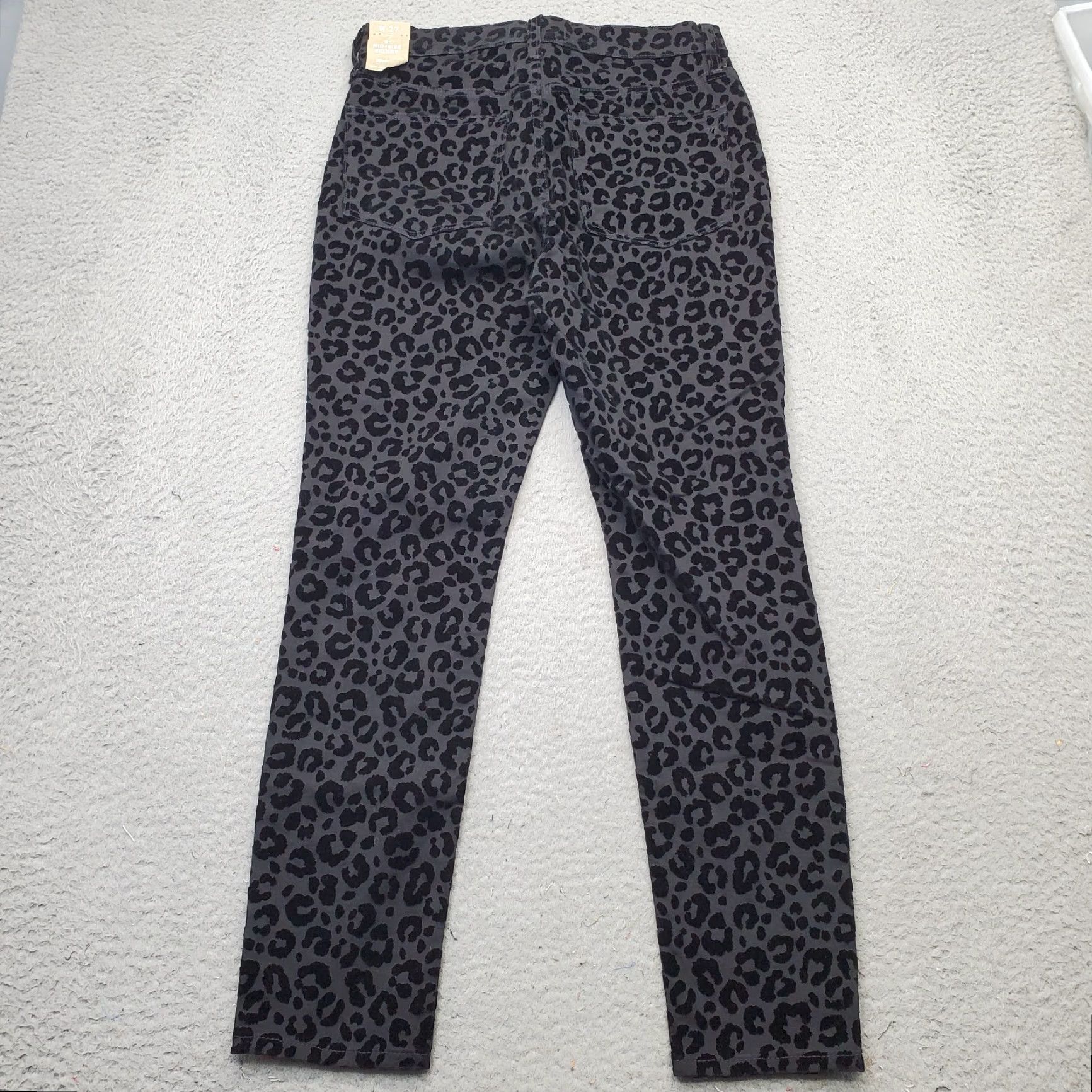 Madewell Madewell Skinny Pants Womens Size 27 Multicolor Leopard Print Cotton 9" Mid-Rise Pants Womens Size 27 Multicolor Leopard Print Cotton 9" Mid-Rise Size 27" / US 4 / IT 40 - 2 Thumbnail