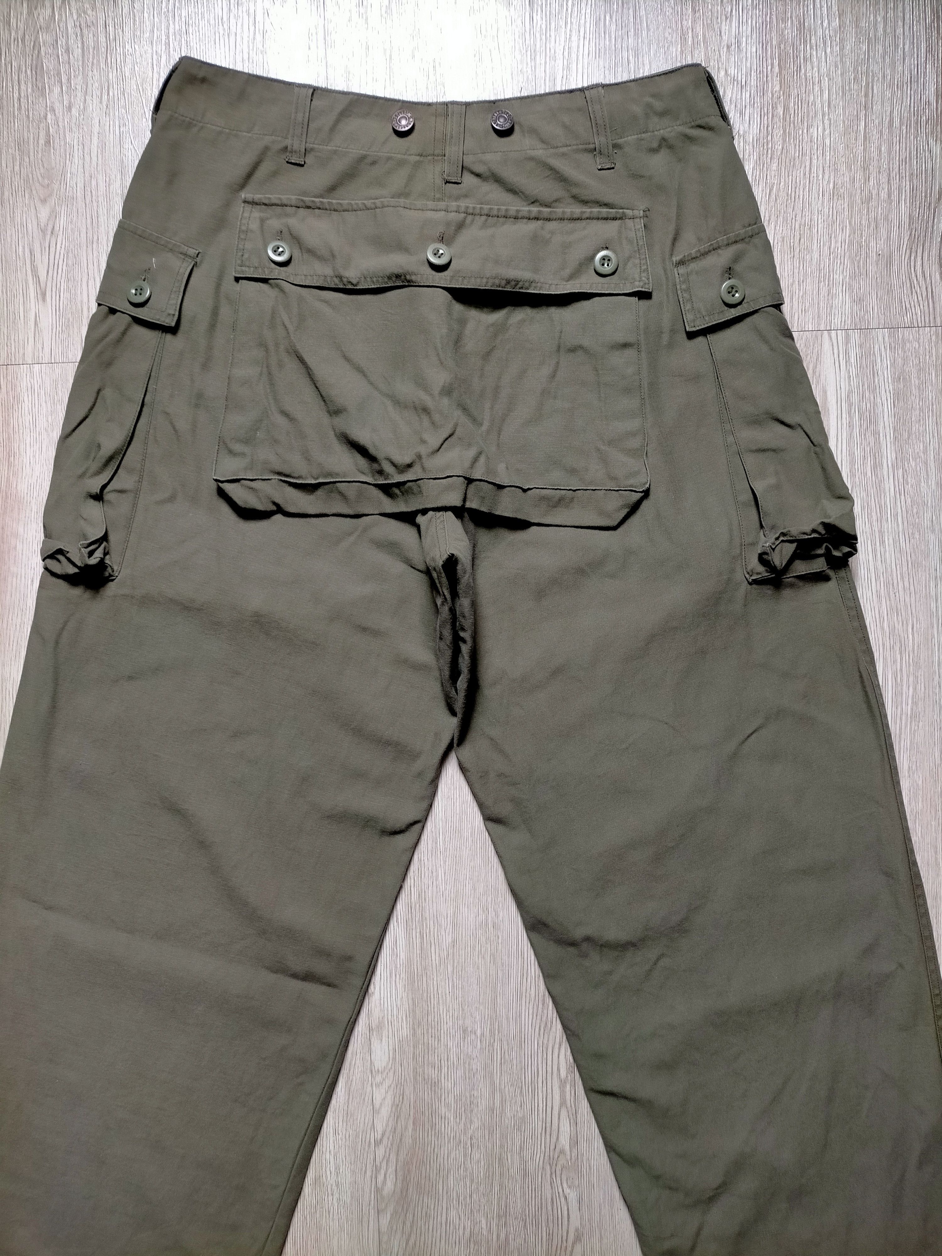 Japanese Brand Army Air Force Green Olive Monkey Pants Size US 31 - 9 Thumbnail