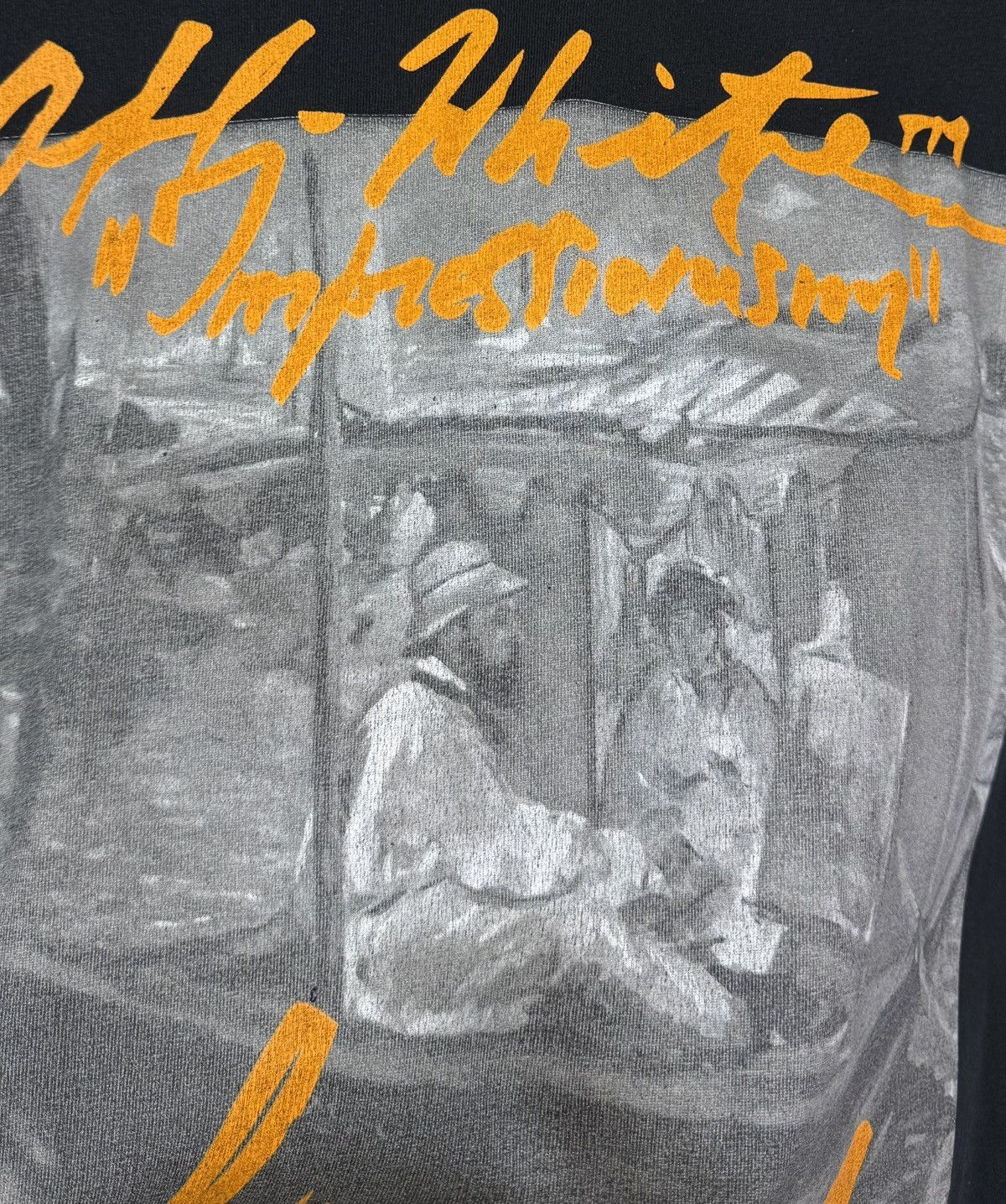 Off-White Off-White Impressionism Virgil Abloh Main Label 2013 T-shirt Size US L / EU 52-54 / 3 - 8 Thumbnail