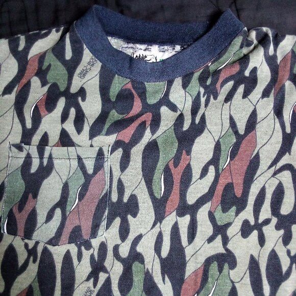 Other Vintage Jim Teeny Shadow Camo Pocket Long Sleeve T-Shirt Size US L / EU 52-54 / 3 - 1 Thumbnail
