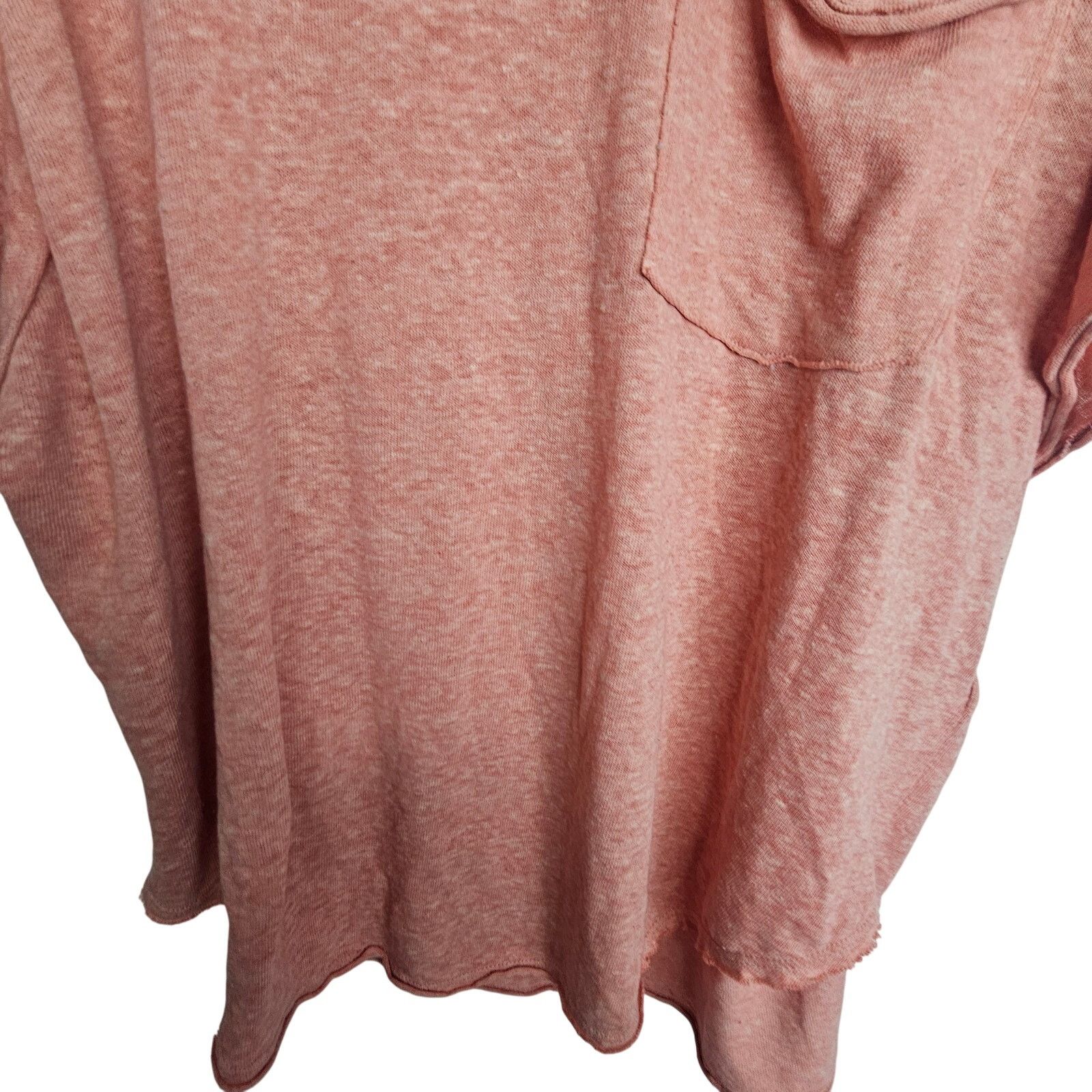 Free People Free People Kyota Slub Tee M Boho Raglan Burnout Slouchy Size M / US 6-8 / IT 42-44 - 4 Thumbnail