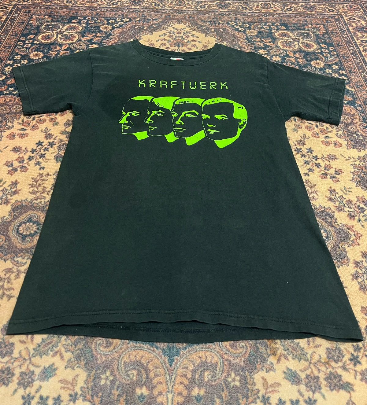 Band Tees × Vintage Vintage Kraftwerk Computer World Faded Shirt Size US M / EU 48-50 / 2 - 5 Thumbnail