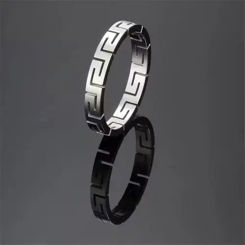 Other Silver Color Geometry Line Ring Size ONE SIZE - 1 Thumbnail