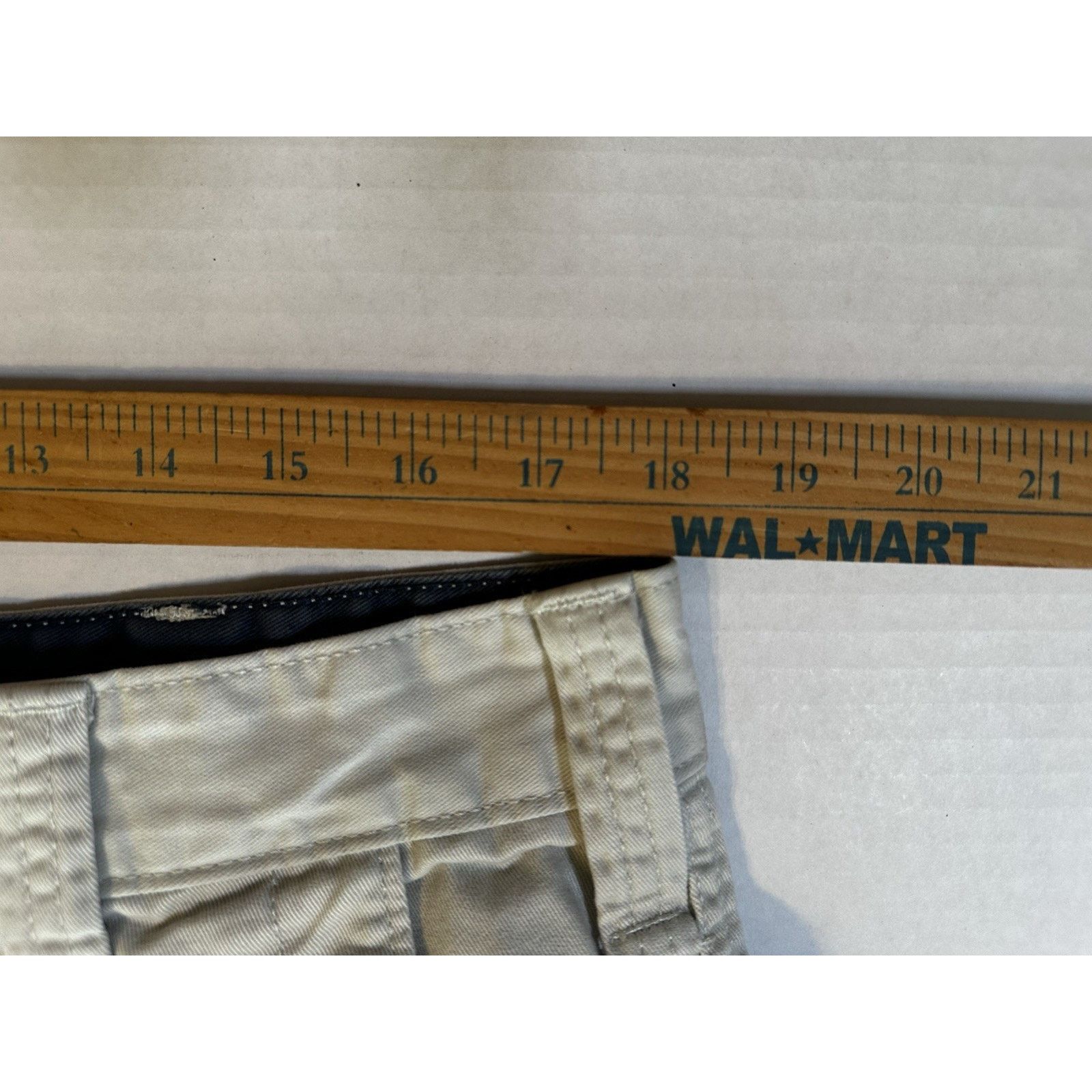 Nautica Nautica Cargo Chino Shorts Cream 36W Pocket Utility Gorpcore Size US 36 / EU 52 - 4 Thumbnail